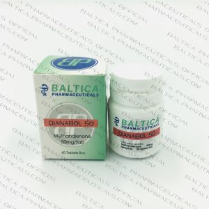 DIANABOL 50 (Methandienone) 60tabs Baltica Pharmaceuticals